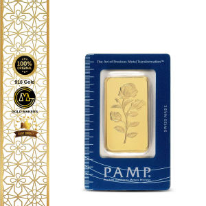 PAMP Suisse 999.9 Gold Minted Bar 50g