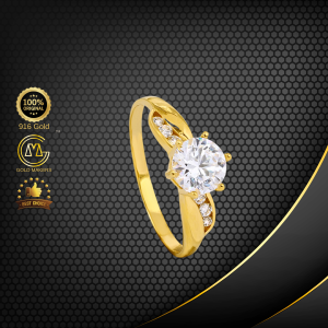 Cincin Batu Enchantent Vigor Emas 916 S9166