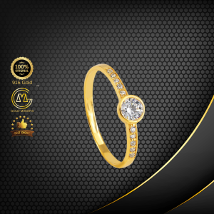 Cincin Batu Peace Of Mind Emas 916 S9110