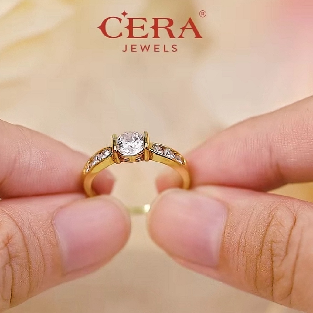 Cincin Batu Emas 916 S9193 - Image 4