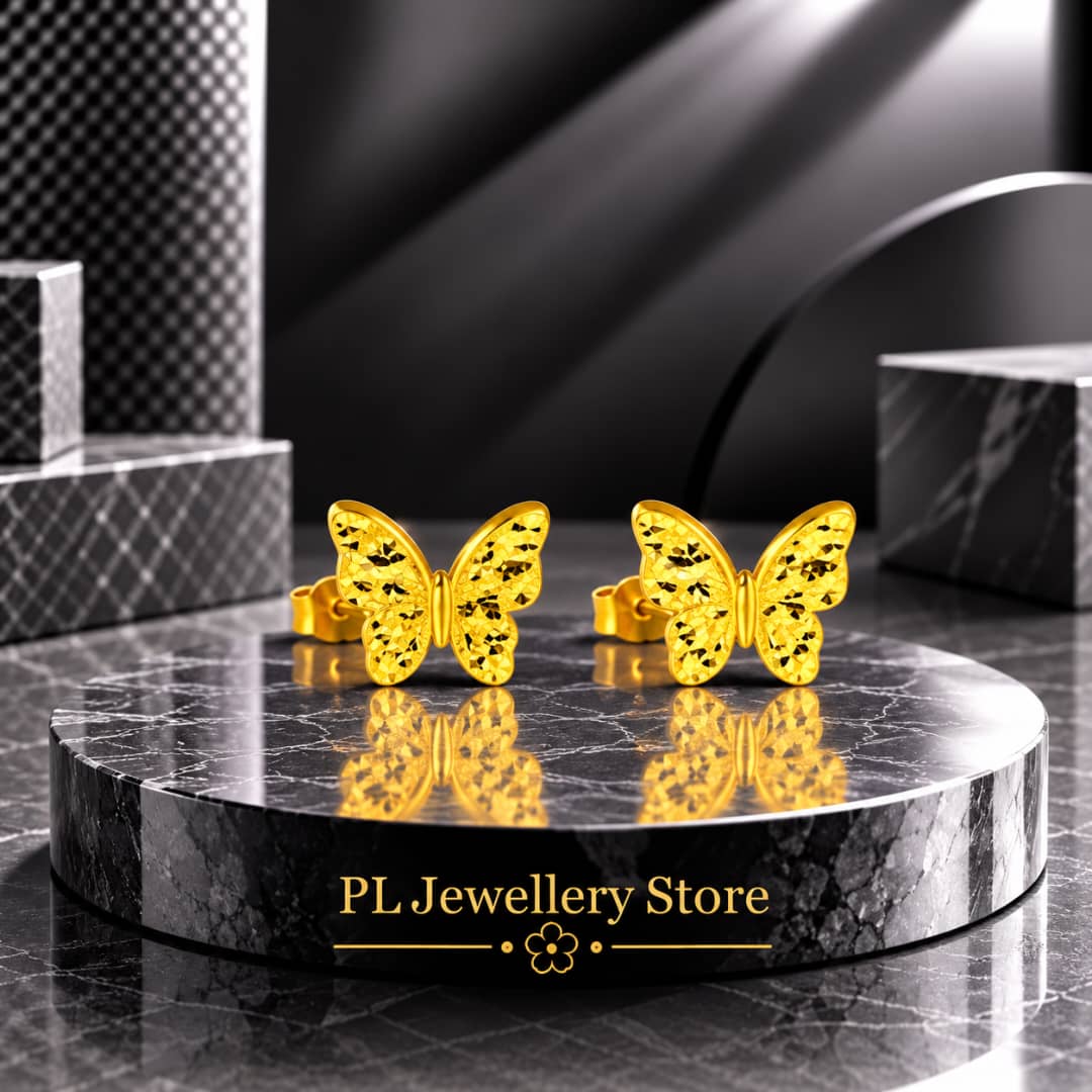 PL Earring 916 Gold (Pre Order) E84-10
