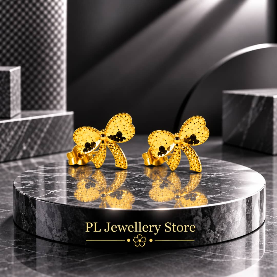 PL Earring 916 Gold (Pre Order) E84-6