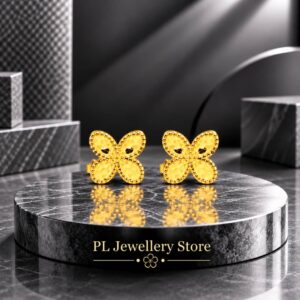 PL Earrings 916 Gold (Pre Order) E84-4