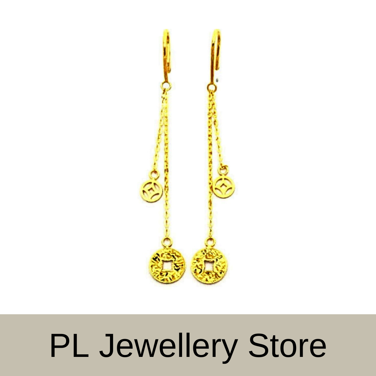 PL Earring 916 Gold (Pre Order) E88-1