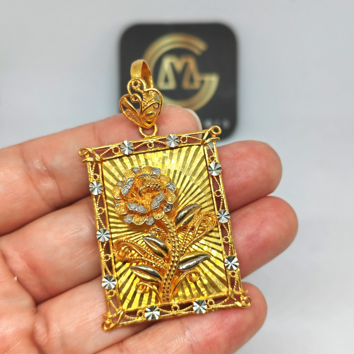 GM Pendant Fashion 916 Gold - Image 2