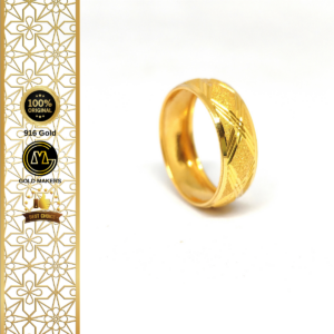 GM Fashion Ring Belah Rotan 916 Gold