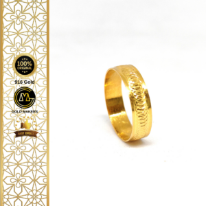 GM Fashion Ring Belah Rotan 916 Gold