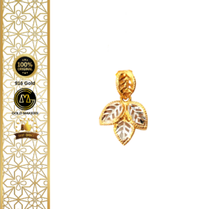 GM Pendant Tauhu Ketum 2 Tone 916 Gold