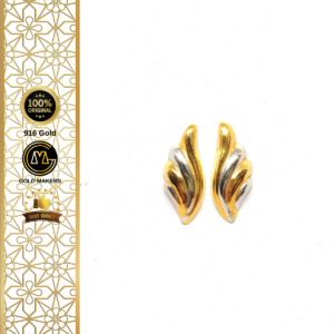 GM Fashion Earring 2 Tone 916 Gold