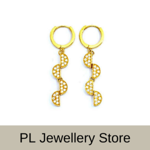 PL Earring 916 Gold (Pre Order) E87-1