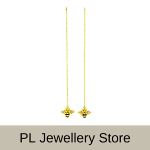 PL Earring 916 Gold (Pre Order) E80-4 (Black)