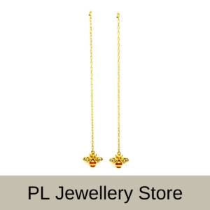 PL Earring 916 Gold (Pre Order) E80-4 (Orange)