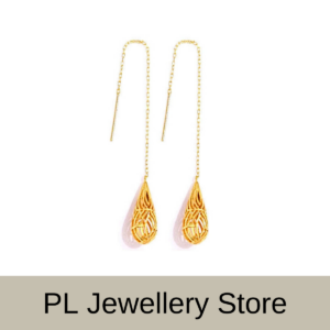 PL Earring 916 Gold (Pre Order) E80-11