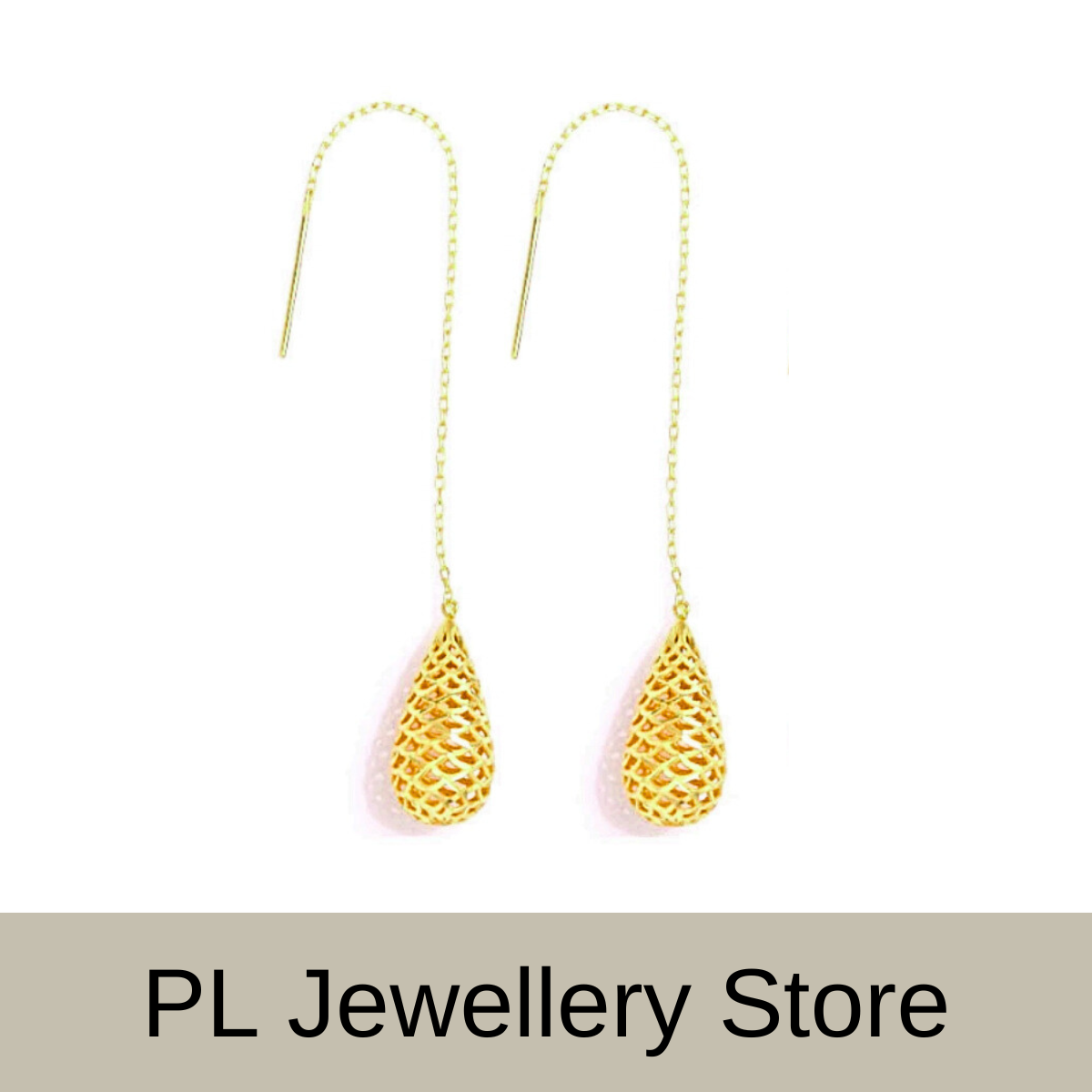 PL Earring 916 Gold (Pre Order) E80-12