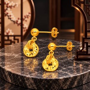 PL Earring 916 Gold (Pre Order) E88-9