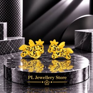 PL Earring 916 Gold (Pre Order) E84-17