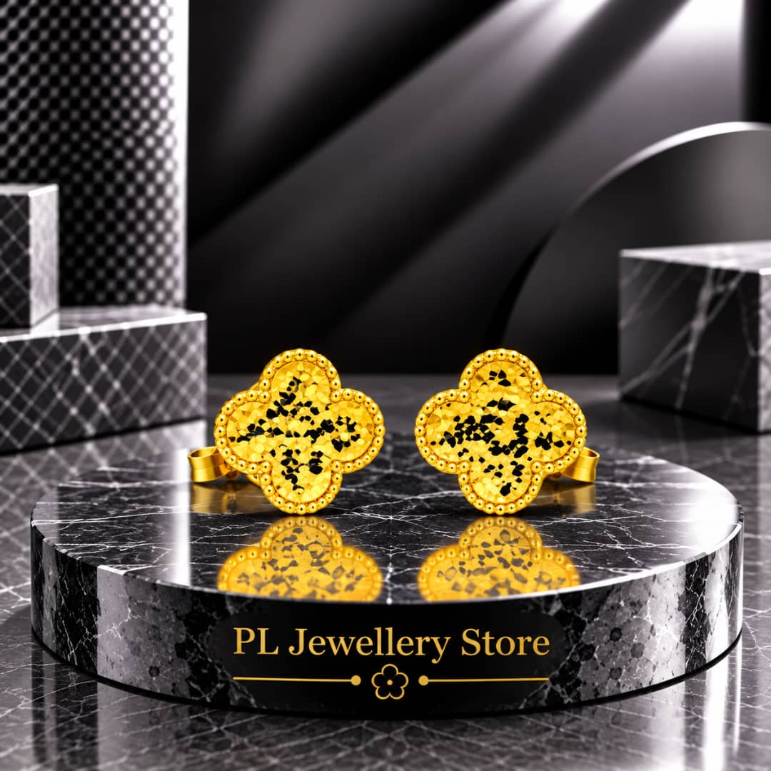 PL Earring 916 Gold (Pre Order) E84-14