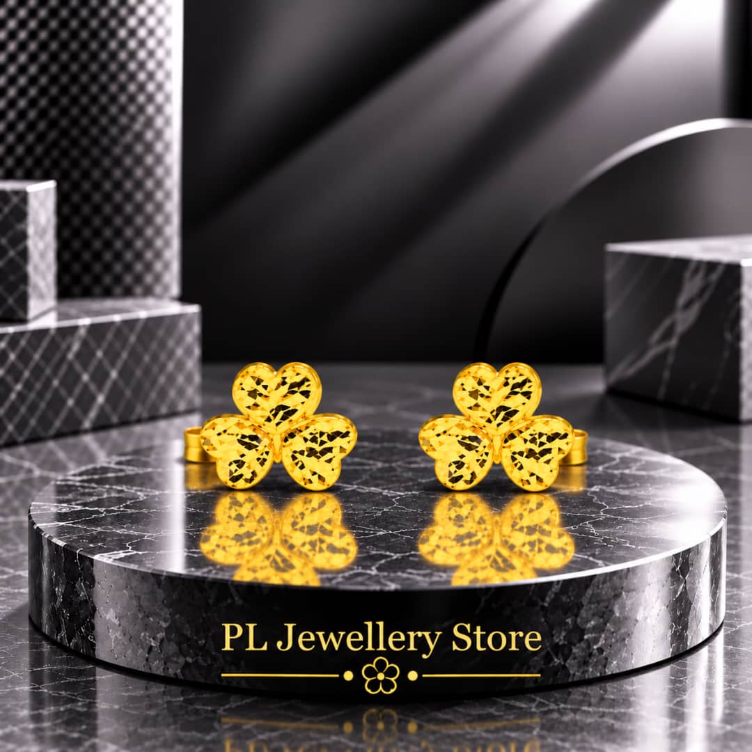 PL Earring 916 Gold (Pre Order) E84-11