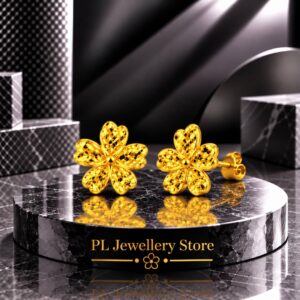 PL Earring 916 Gold (Pre Order) E84-16