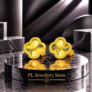 PL Earring 916 Gold (Pre Order) E79-1