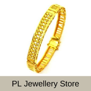 PL Abacus Bangle 916 Gold (Pre Order) B281-3