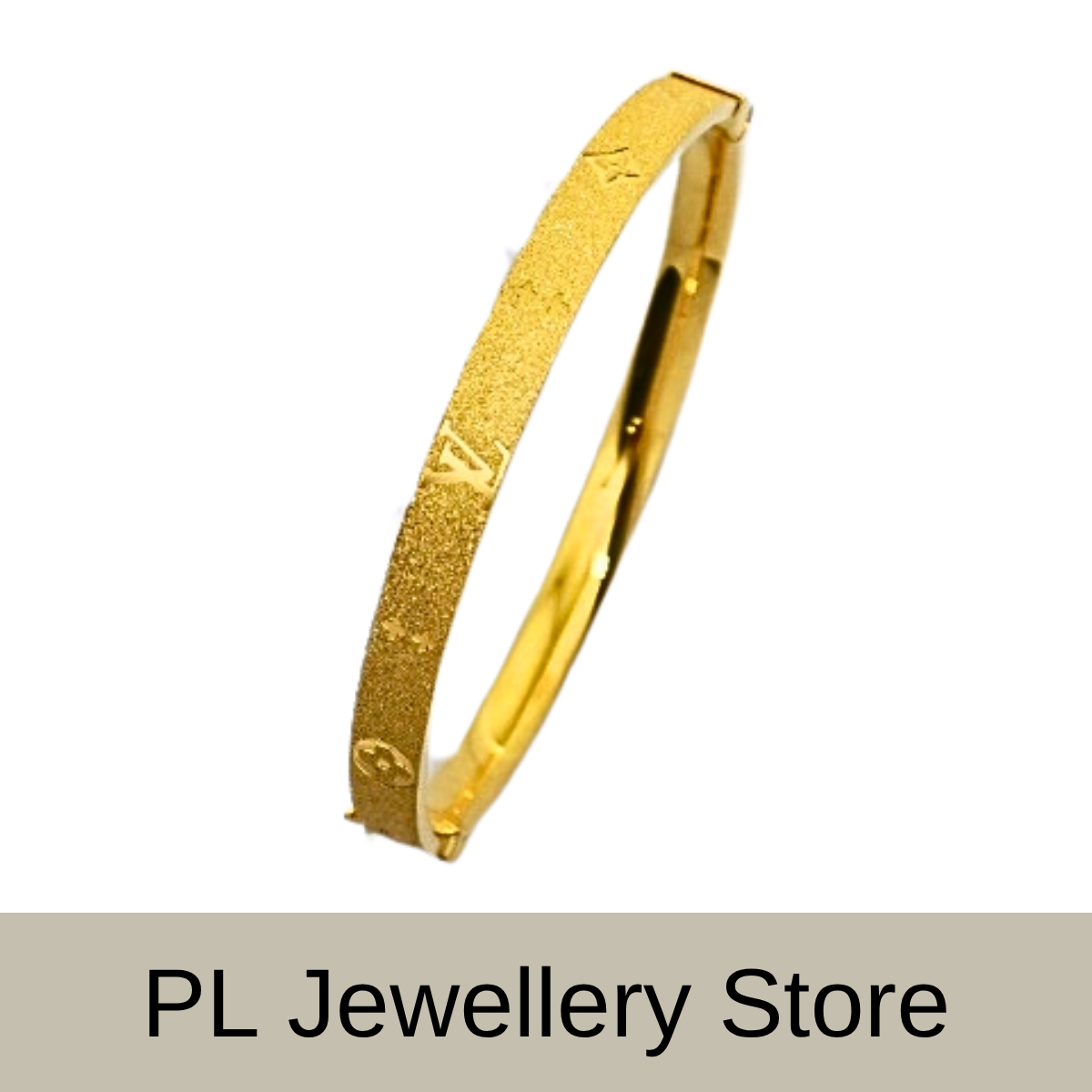 PL LV Bangle 916 Gold (Pre Order) B284-8