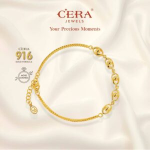 CERA 916 Gold Enchanting Bracelet GA9012 (Pre Order)
