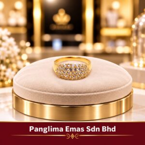 PANGLIMA EMAS Stone Ring 916 Gold