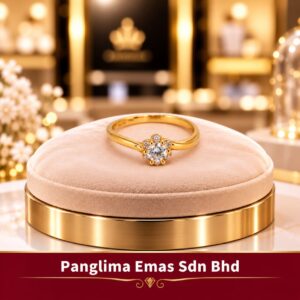 PANGLIMA EMAS Stone Ring 916 Gold