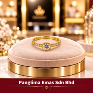 PANGLIMA EMAS Stone Ring 916 Gold