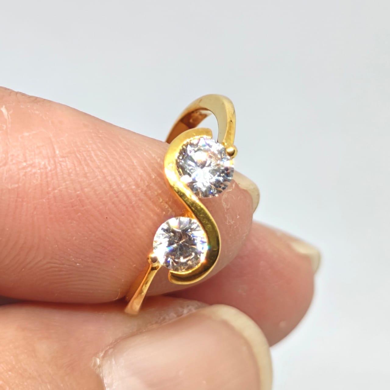 PANGLIMA EMAS Stone Ring 916 Gold2 - Image 2