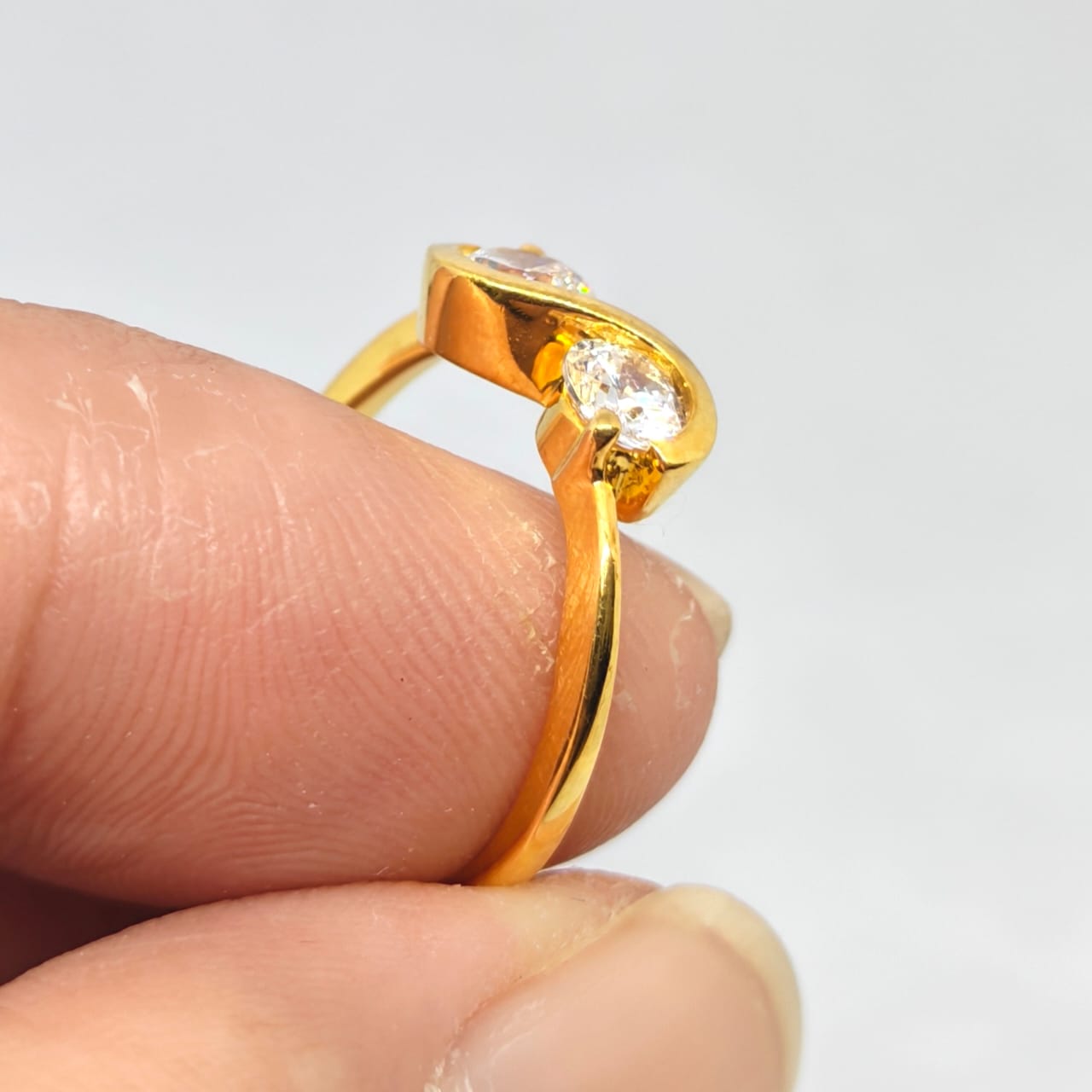 PANGLIMA EMAS Stone Ring 916 Gold2 - Image 3