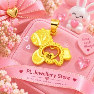 PL Lucky Wealth Pendant 916 Gold (Pre Order) P112-4
