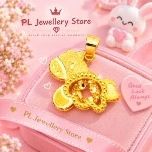 PL Lucky Beads Pendant 916 Gold (Pre Order) P112-1