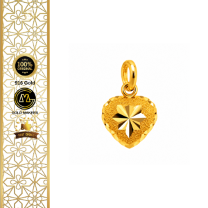 GM Shining Love Pendant 916 Gold