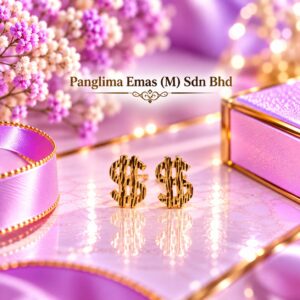 PANGLIMA EMAS Money Vibe Earring 916 Gold