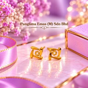 PANGLIMA EMAS Fashion Earring 916 Gold