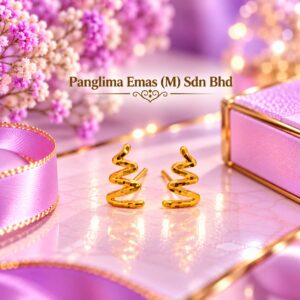 PANGLIMA EMAS Fashion Earring 916 Gold