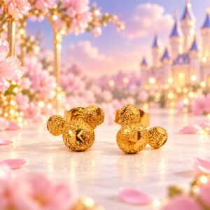 PANGLIMA EMAS Mickey Ball Earring 916 Gold