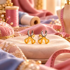 PANGLIMA EMAS Chic Scissors Earring 916 Gold