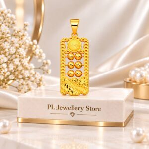 PL Golden Sun Abacus Pendant (Pre Order) P101-5