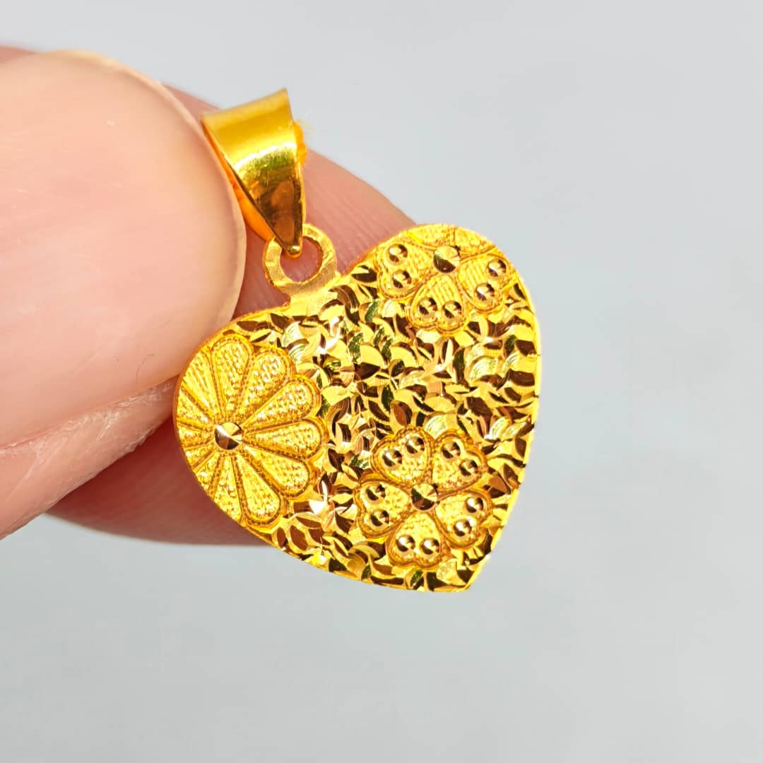 PANGLIMA EMAS Pendant Love Bloom 916 Gold - Image 2