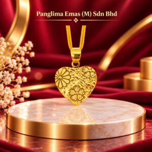 PANGLIMA EMAS Pendant Love Bloom 916 Gold
